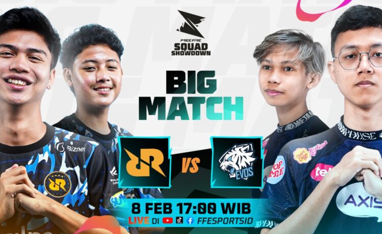 Laga sengit Evos Divine bertemu RRQ Kazu warnai mid season FFSS 2025